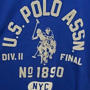 US POLO ASSN ROYAL BLUE US POLO ASSN DIV.II FINAL NO 1890 NYC SIZE LARGE